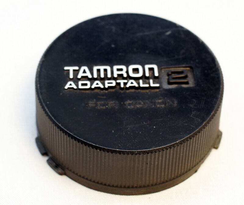 Tamron Adaptall 2 rear lens cap for Canon FD lenses (damaged)