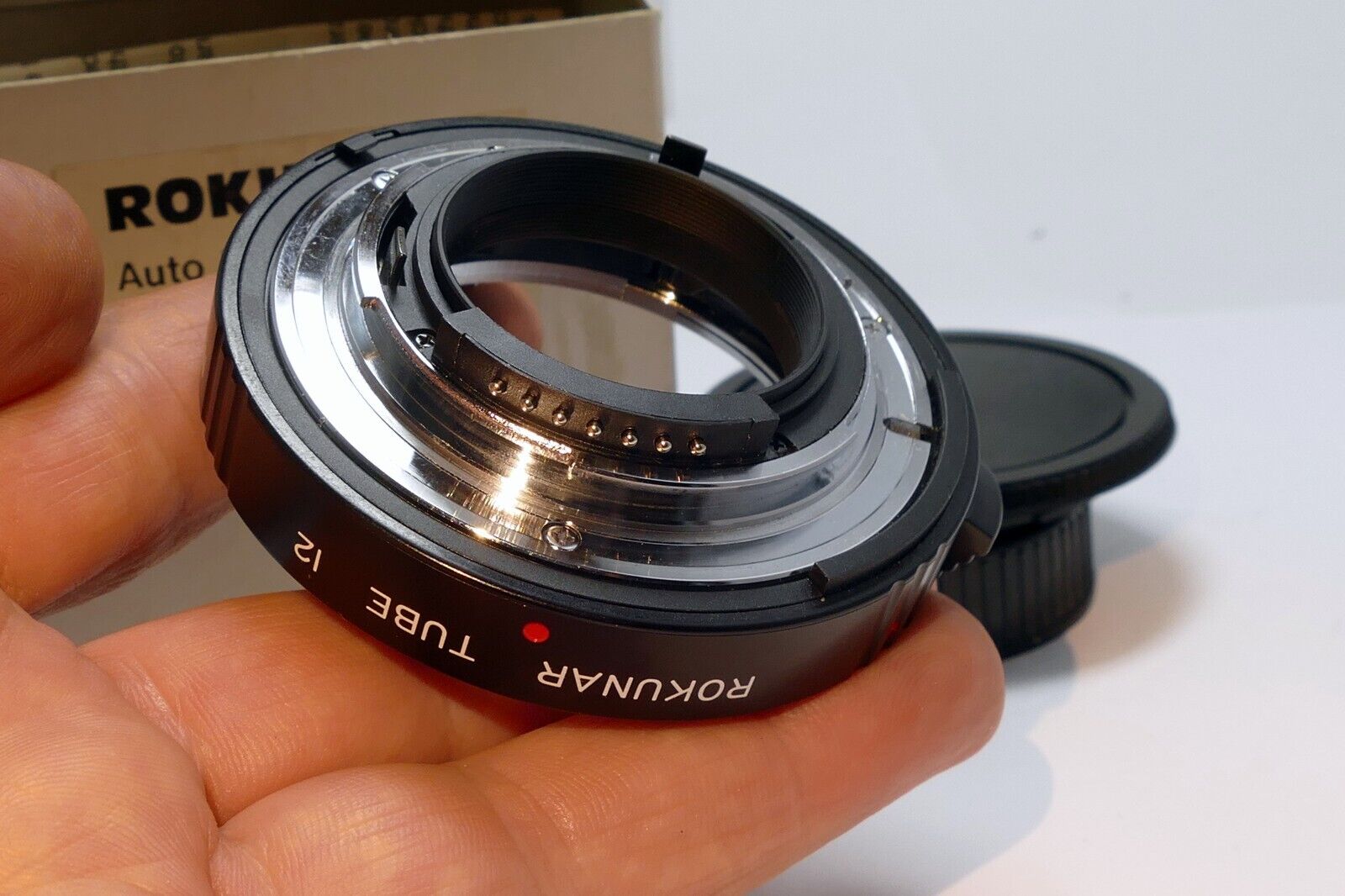 Rokunar Tube 12mm macro lens for Nikon F  Auto Focus N/ AF
