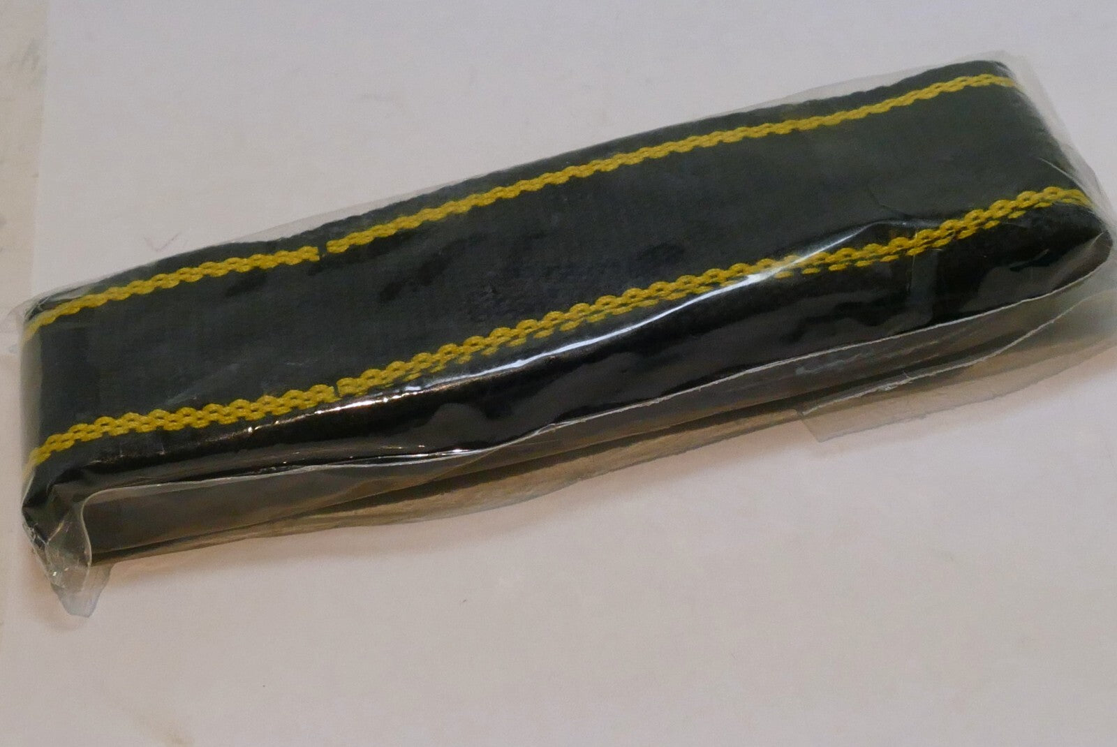 4cm wide Camera Neck Strap Yellow-Black Stripes - New