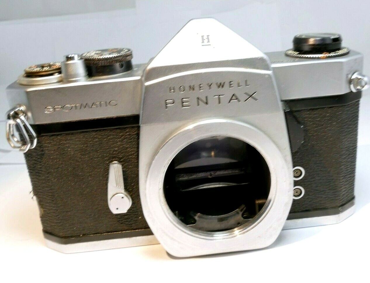 Pentax Spotmatic Honeywell H 35mm SLR Film Camera Body Only Parts Repair AS IS