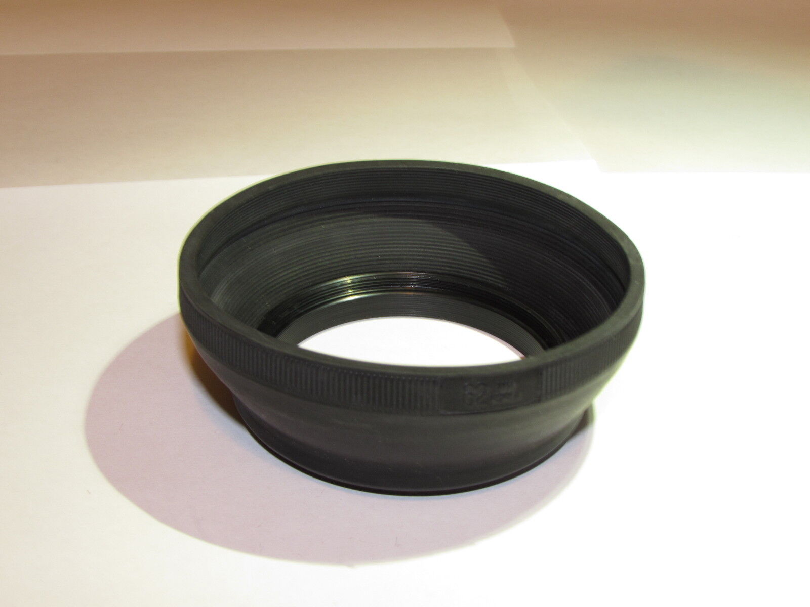 Vintage 62mm Collapsible Rubber zoom Lens Hood Made in Korea 6410050