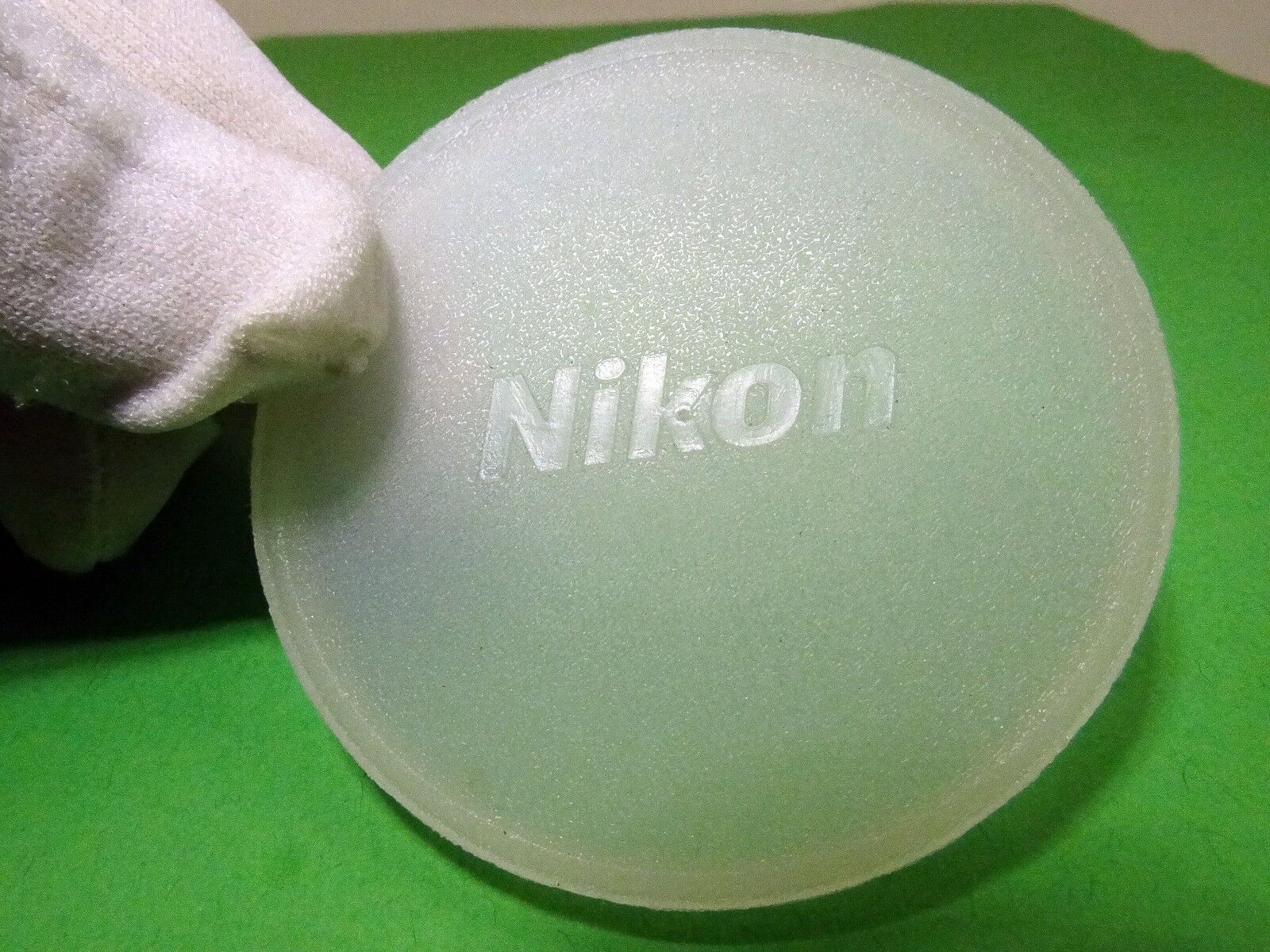 Used Nikon F White camera Body Cap vintage Genuine FM FM2 FE