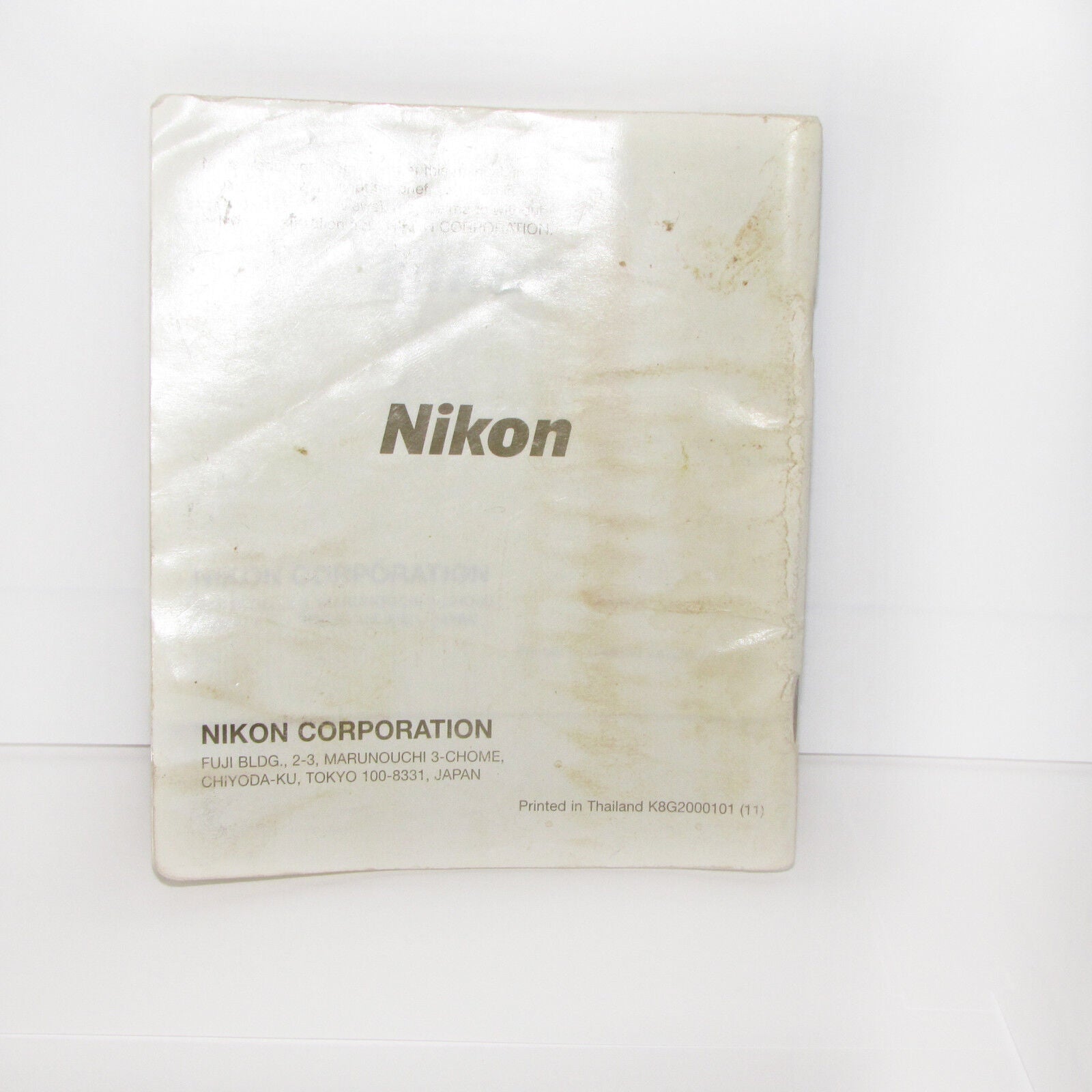 Used Nikon Proneas S Camera Instruction Manual User Guide O31105