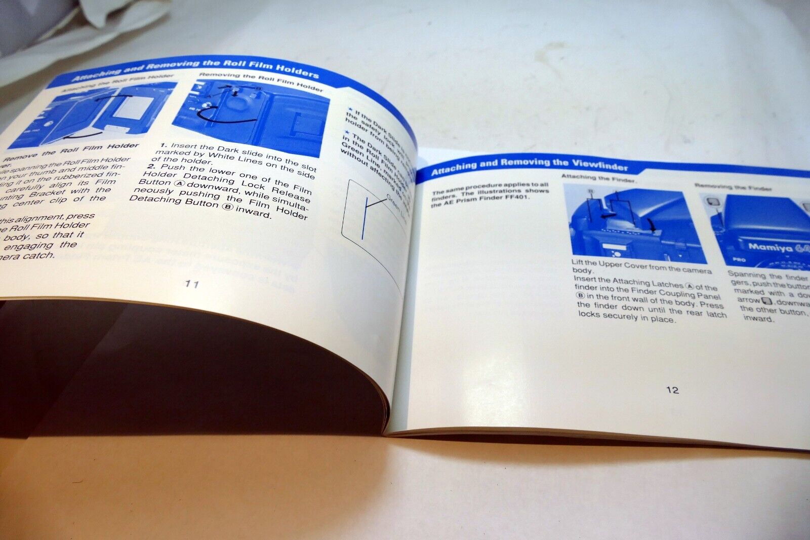 Mamiya 645 PRO motor drive  Instruction Manual Guide