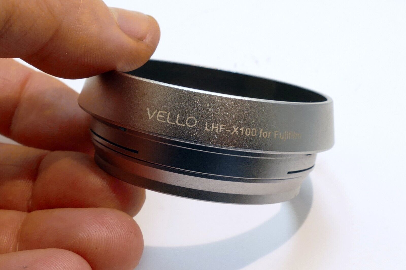 Vello LH-X100 Metal Square Bayonet Hood Shade for Fujinon X100 camera lens