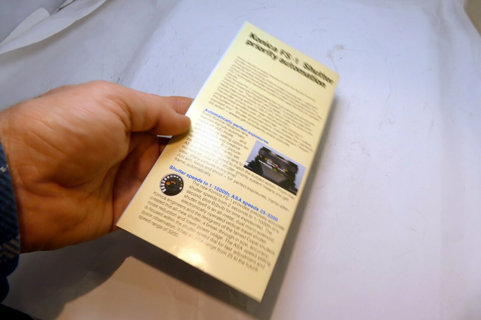 Konica FS-1 Brochure  Accesory guide