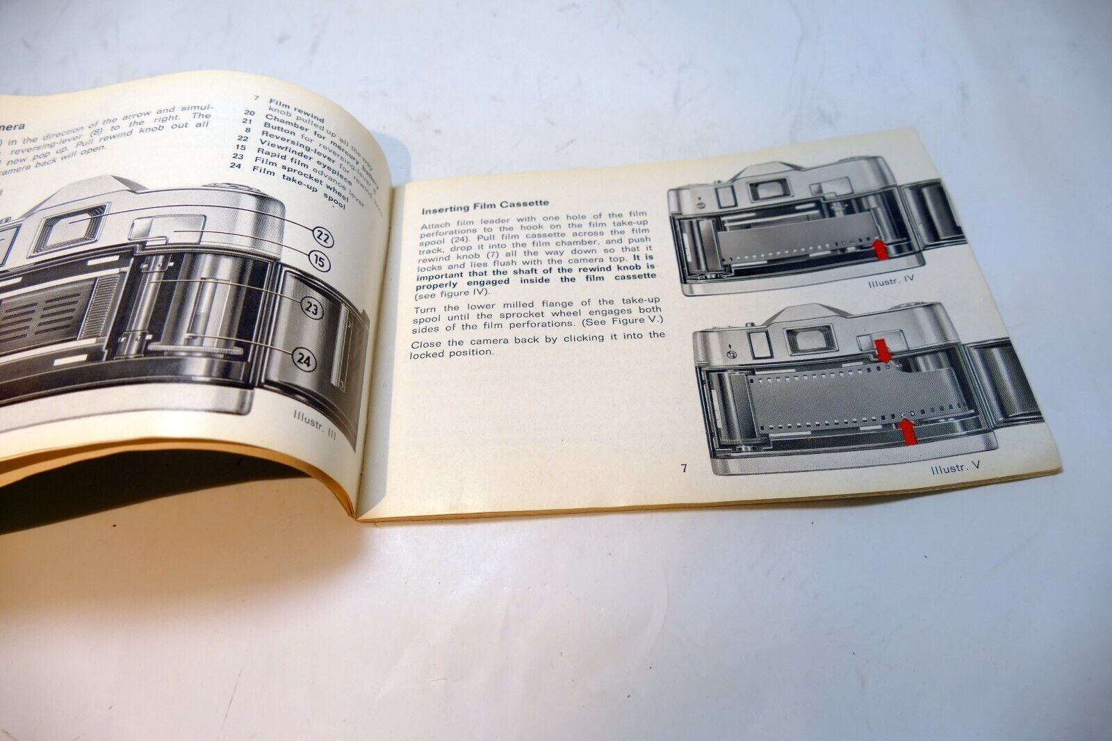 Voigtlander Ultramatic CS  Camera Guide Booklet/Manual  English EN