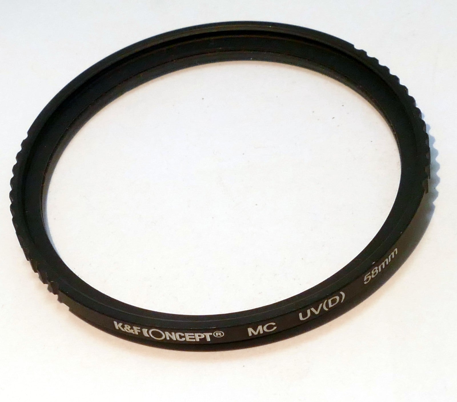 K&F Concept MC UV 58mm UV (D) Lens Filter Multi-Coated w/ ribbed rim