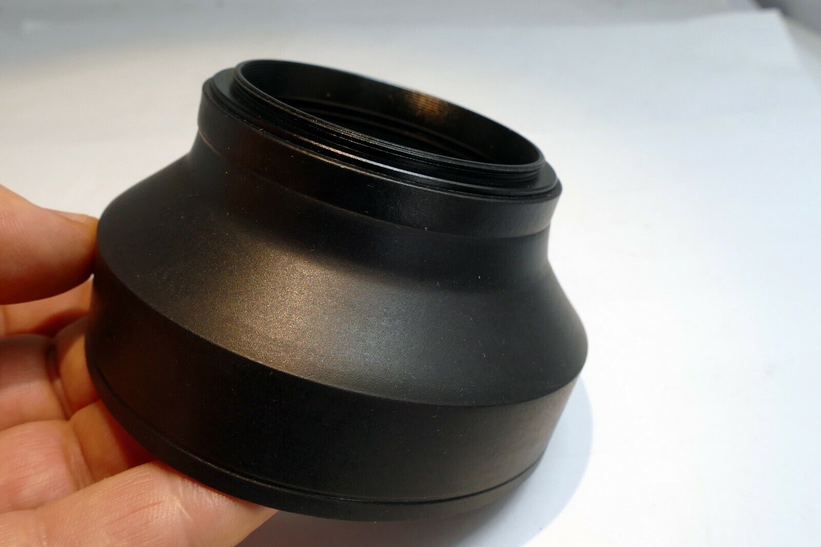 58mm Rubber Hood shade telephoto  collapsible for wide angle 3-way  telephoto