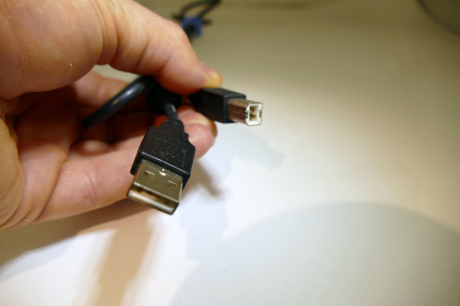 USB A Male to B Male  Cord cable 6 feet long  for printer black