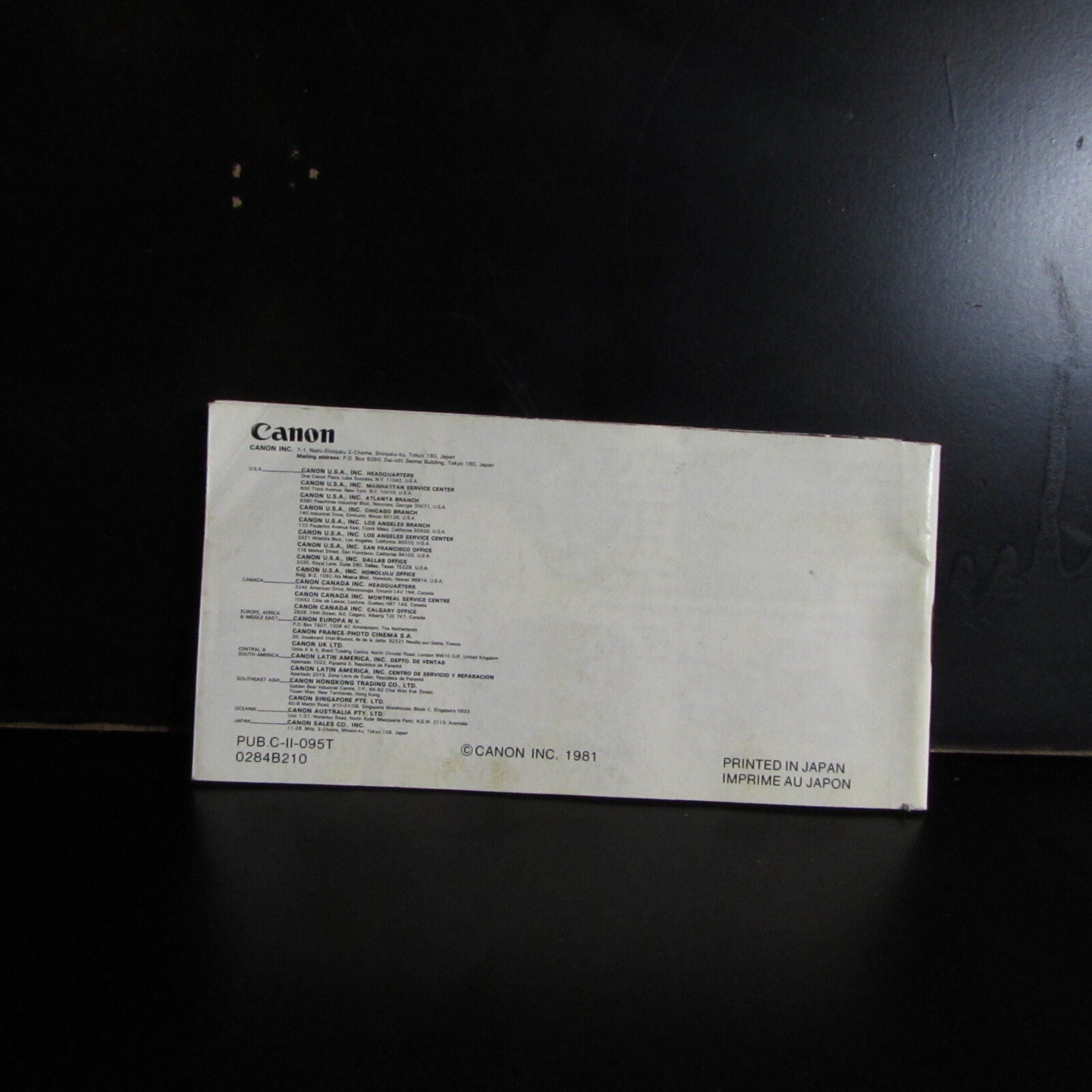 Used Canon FD Manual Focus Lenses Guide O401831