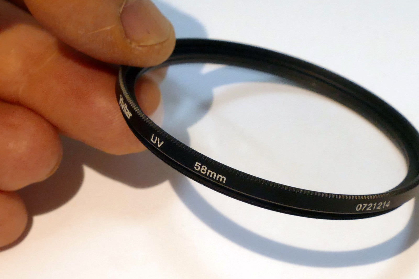 Vivitar 58mm UV Filter for wide angle lenses - low profile