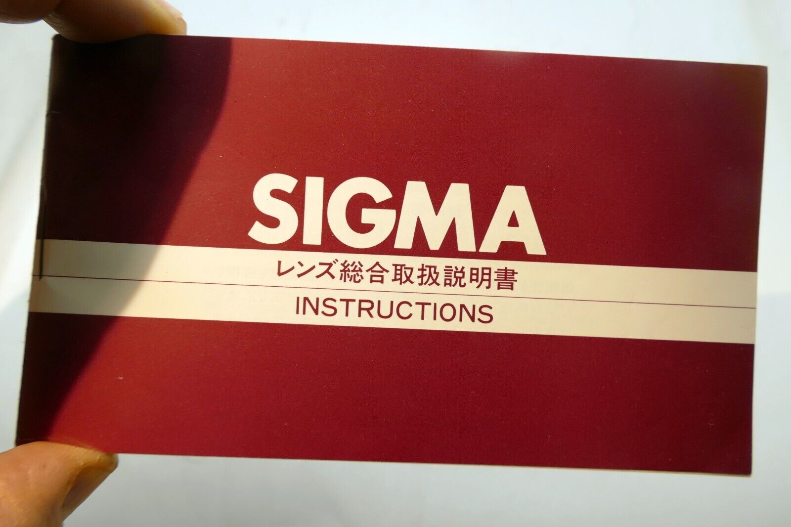 Sigma Manual Focus Lens guide Brochure produst list