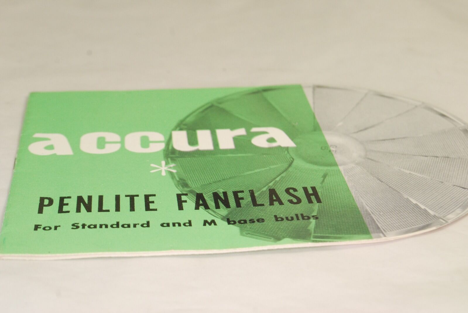 Accura Penlite Fanflash vintage rangefinder Flash Brochure Vintage 1950-60's