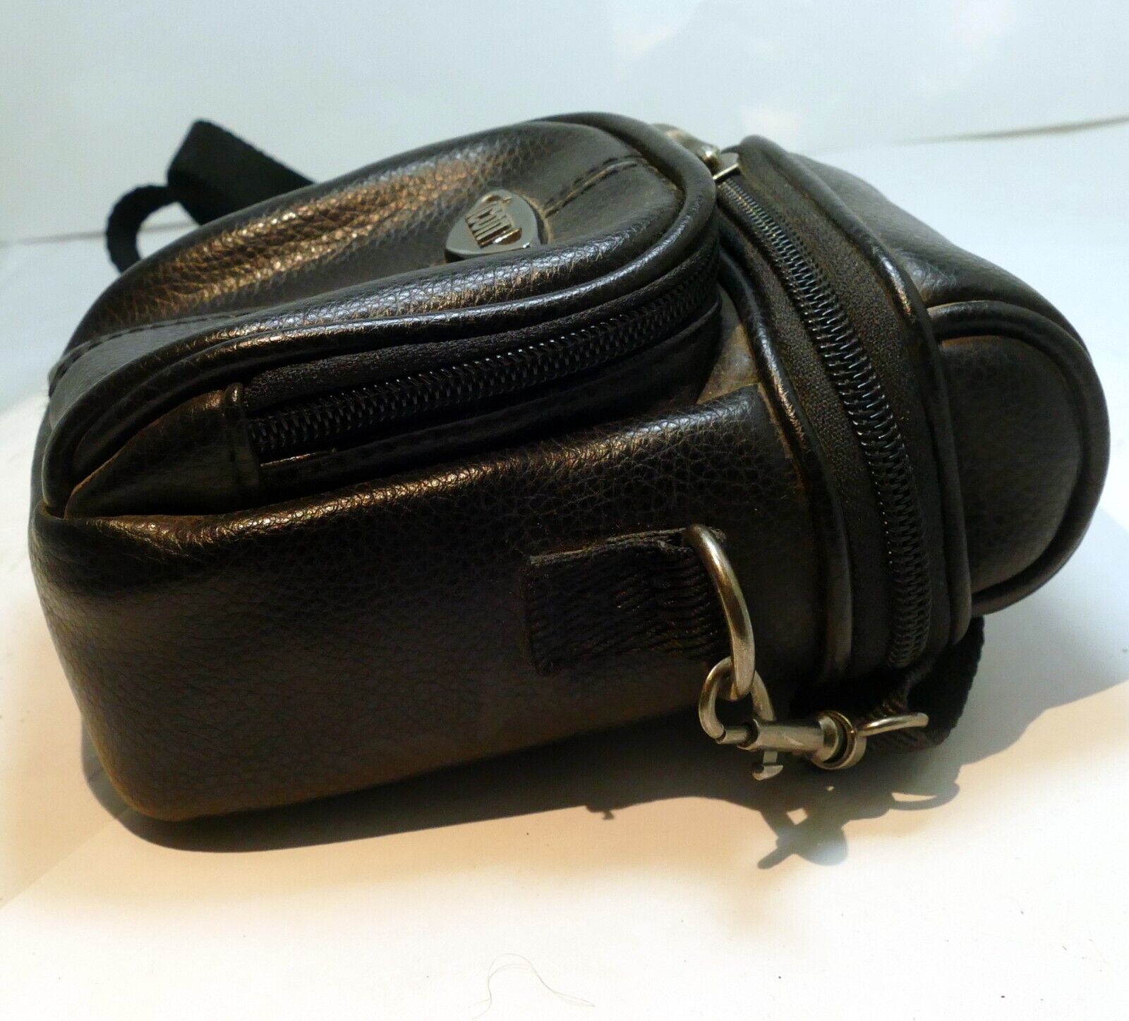 Zeiss Ikon CAMERA CASE with shoulder strap faux leather vintage 4X6" Genuine OEM