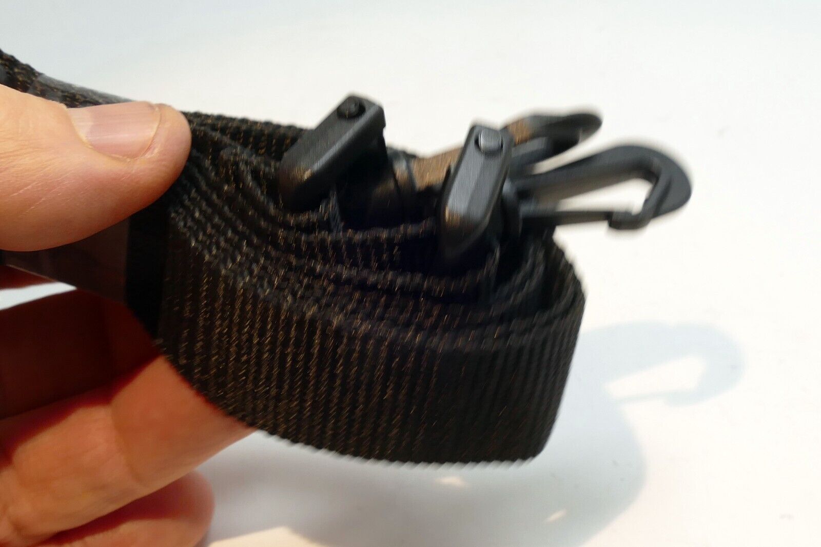 ALL-BLACK Neck Shoulder Strap for Camera Case2.5cm wide nylon sturdy - New