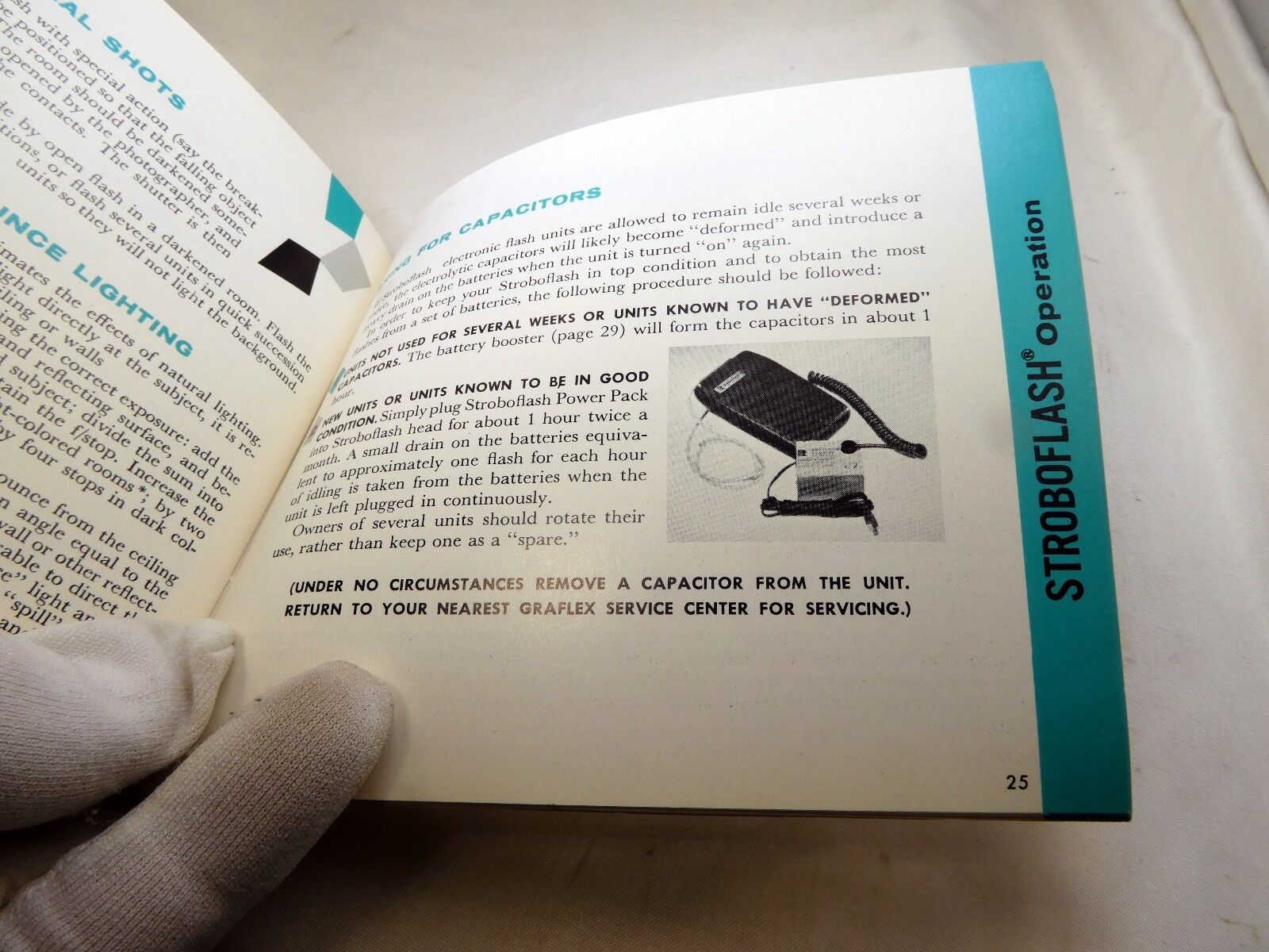 Stroboflash I II IV flash  instructions Guide Manual English
