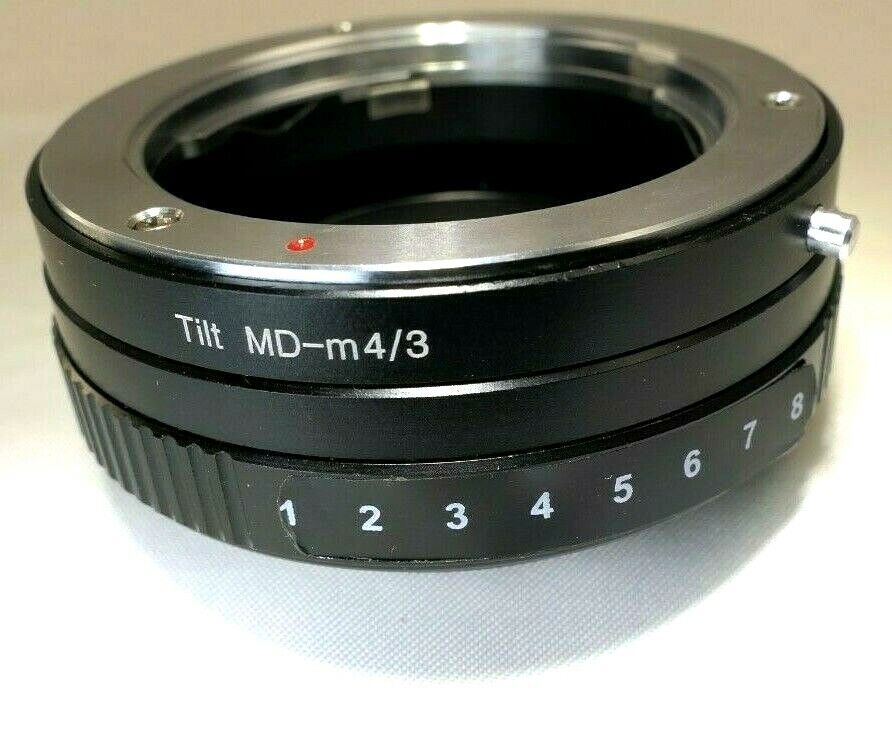 Minolta MD Lens mount adapter to M4/3 GH3 GH4 Panasonic E-PL2 OM-D camera TILT