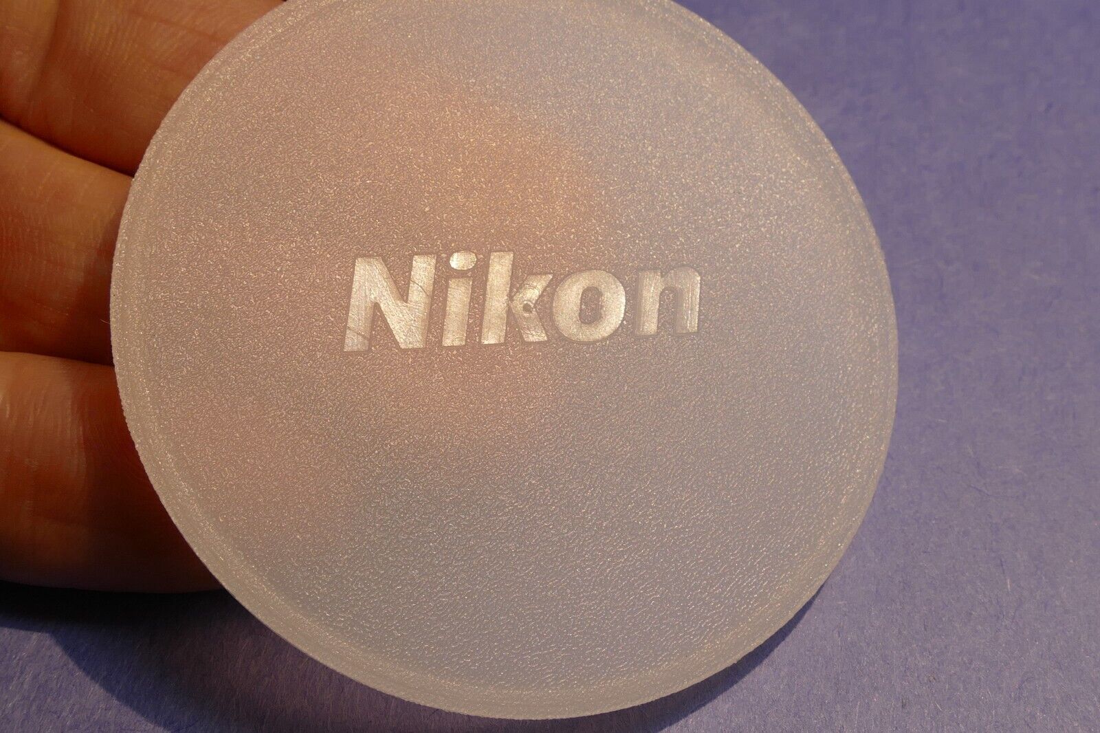 Nikon F Camera Body Cap Dust cover slip on type White   Genuine OEM FM