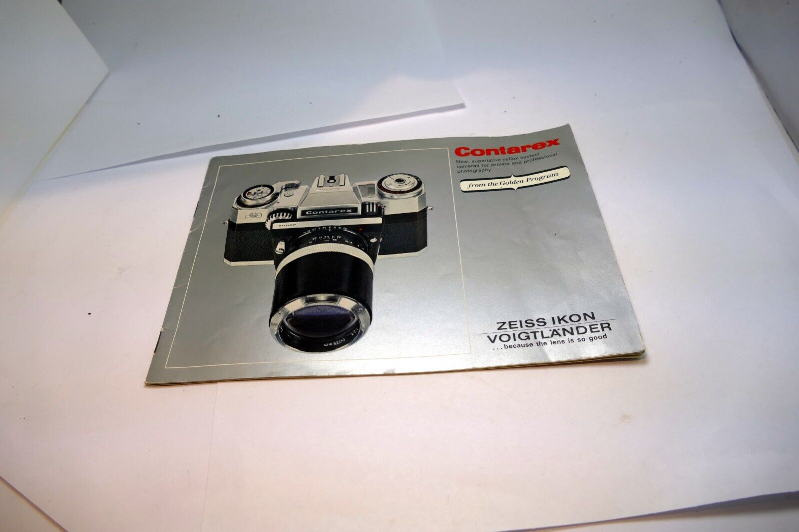 Sales Brochure Zeiss Ikon Contarex 35mm - Professional P Super S SE - guide