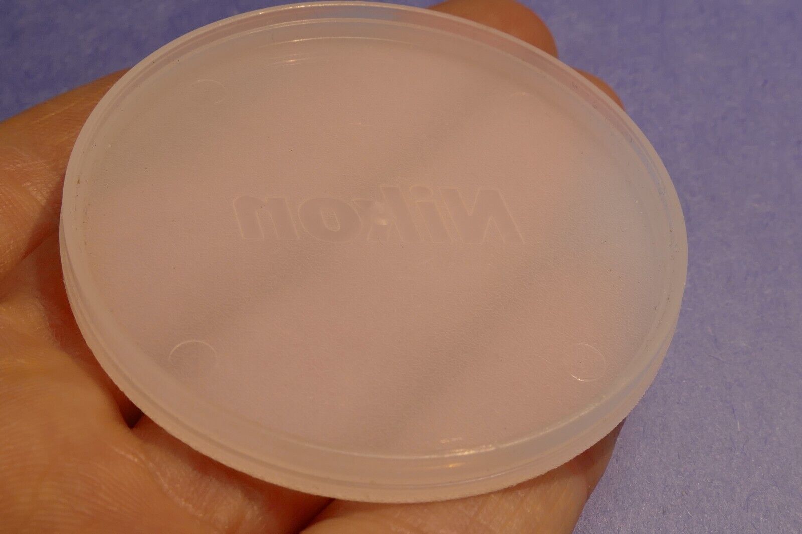 Nikon F Camera Body Cap Dust cover slip on type White   Genuine OEM FM