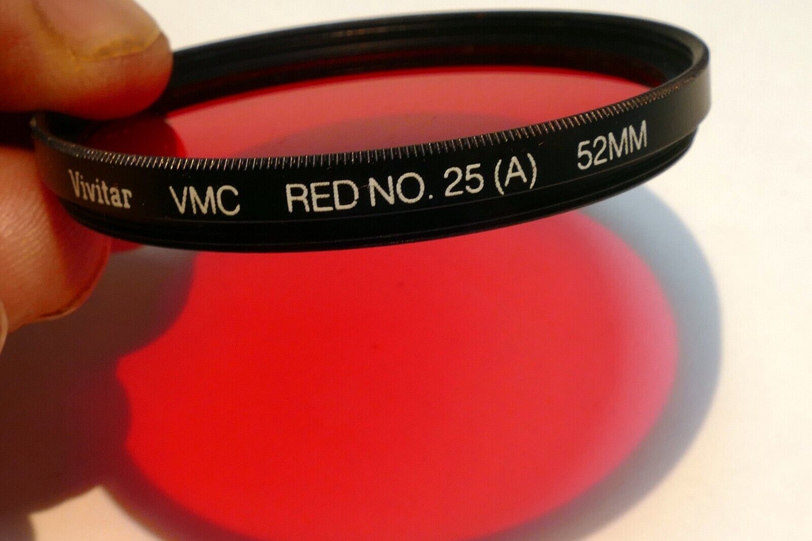 Vivitar VMC 52mm Filter Red  R2 25A made in Japan Multi-Coated