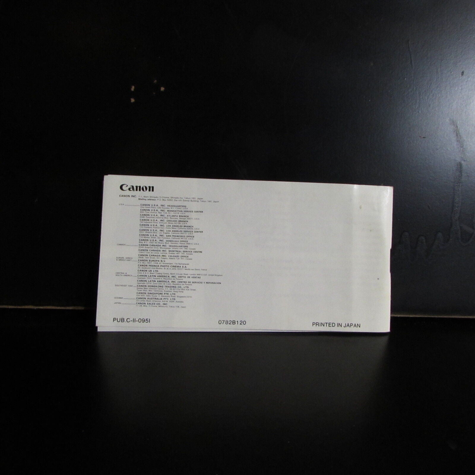 Used Canon FD Lenses  Manual Focus lenses Guide Catalog O401804