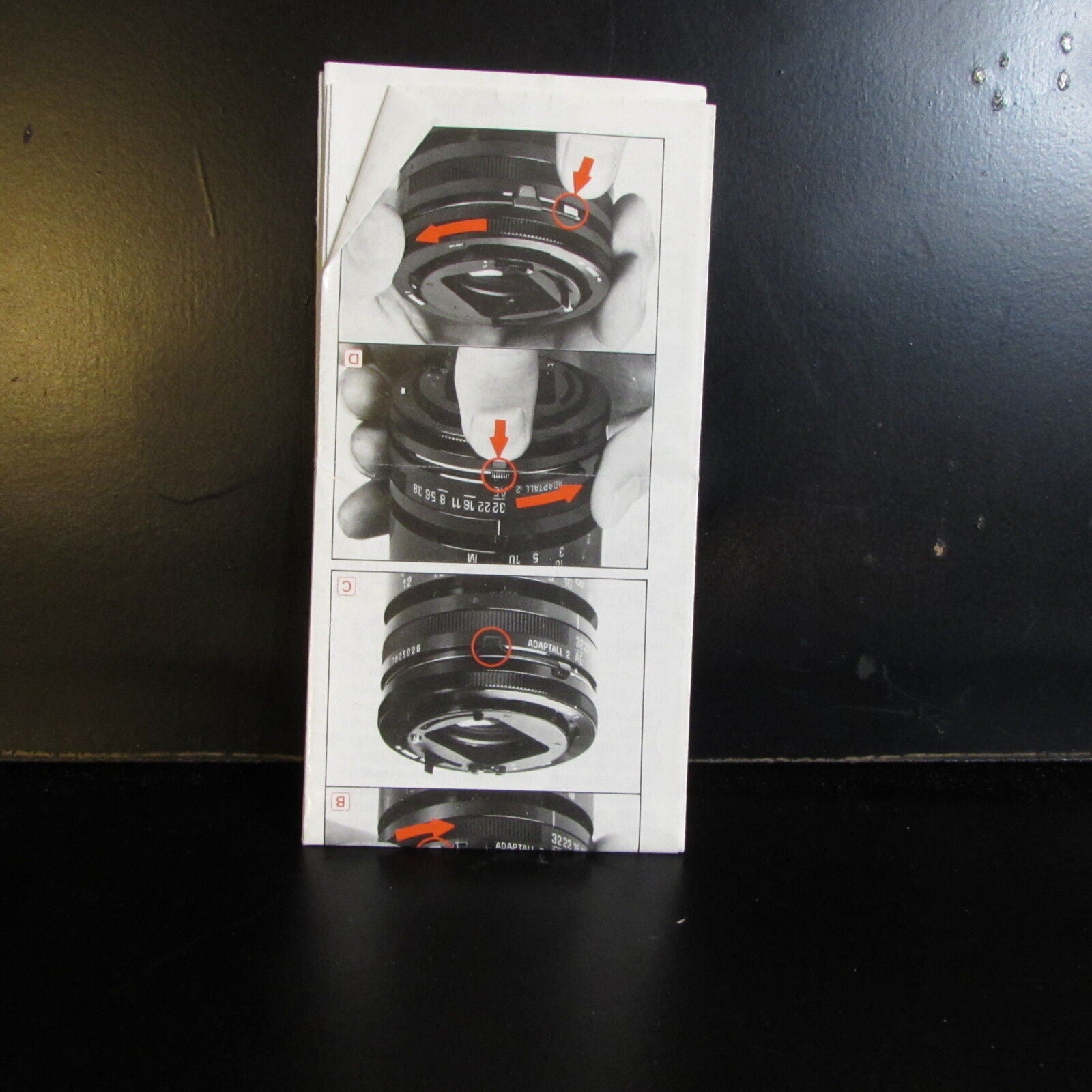 Used Tamron Adaptall - 2 Lens manual Adaper Guide Manual O401411