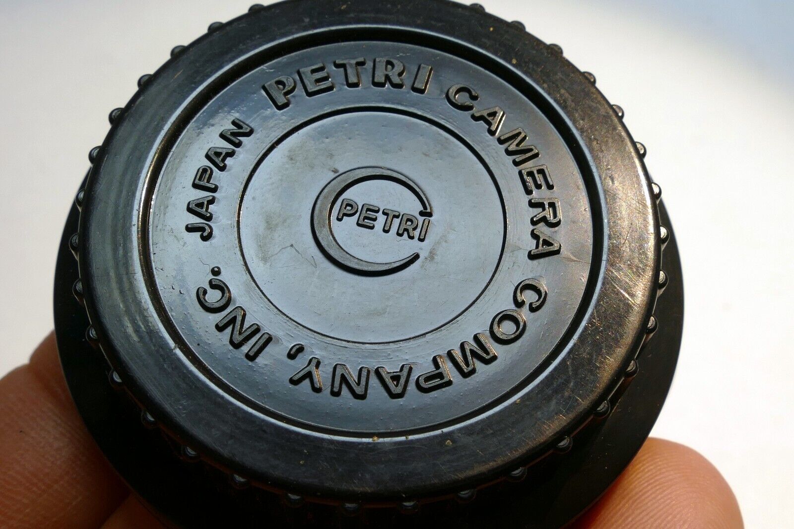 Petri auto Rear Lens cap vintage for 35mm manual focus lenses