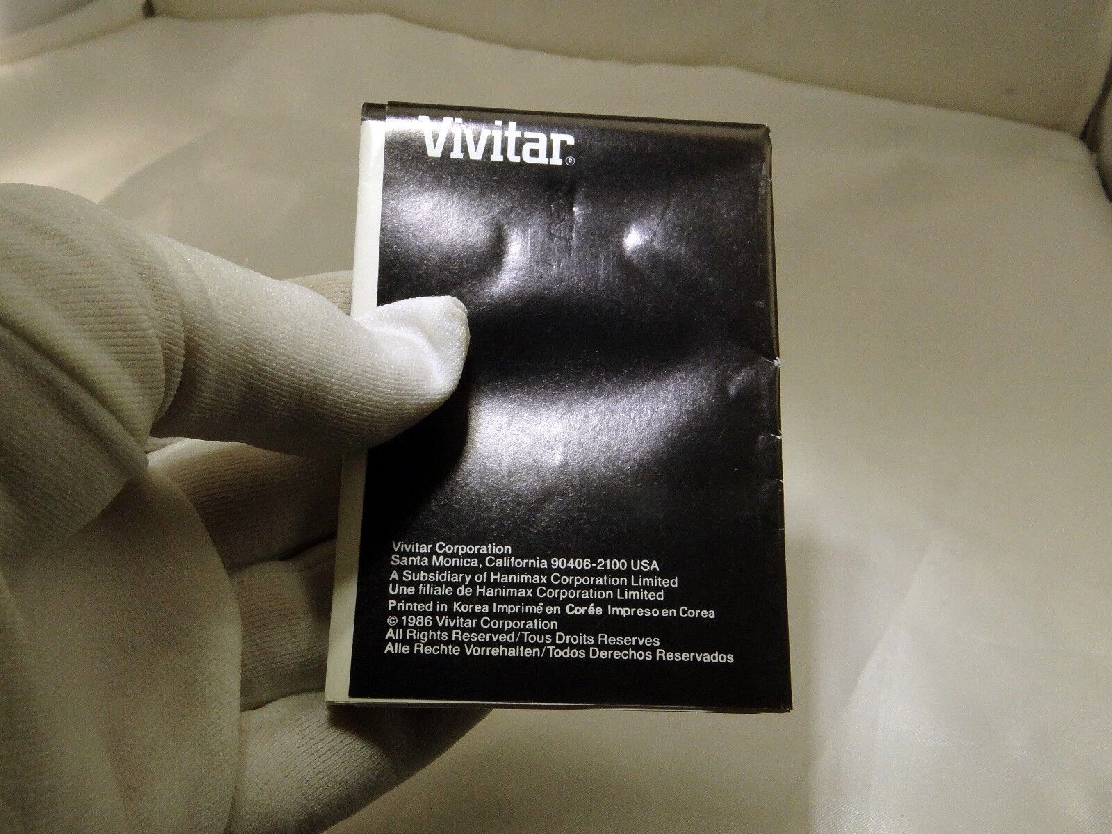 Vivitar 2000 Flash  Instruction Manual Guide vintage EN G F SP