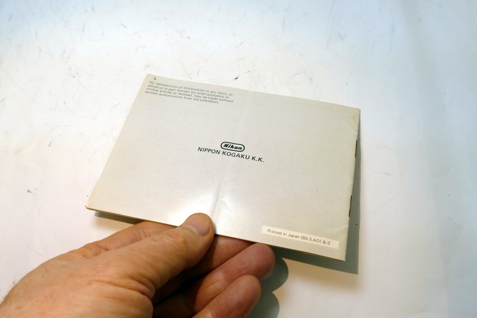 Nikon Micro-Nikkor 55mm f2.8 Ai LENS Instruction Guide Manual 1980