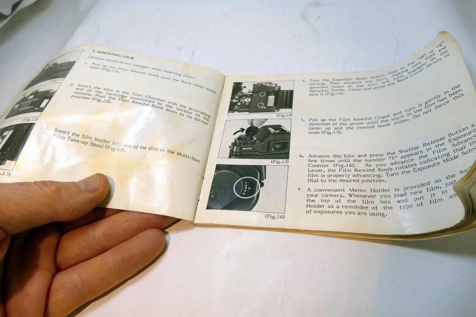 SEARS KSX-P Camera instructions manual guide English EN - MISSING COVER PAGE