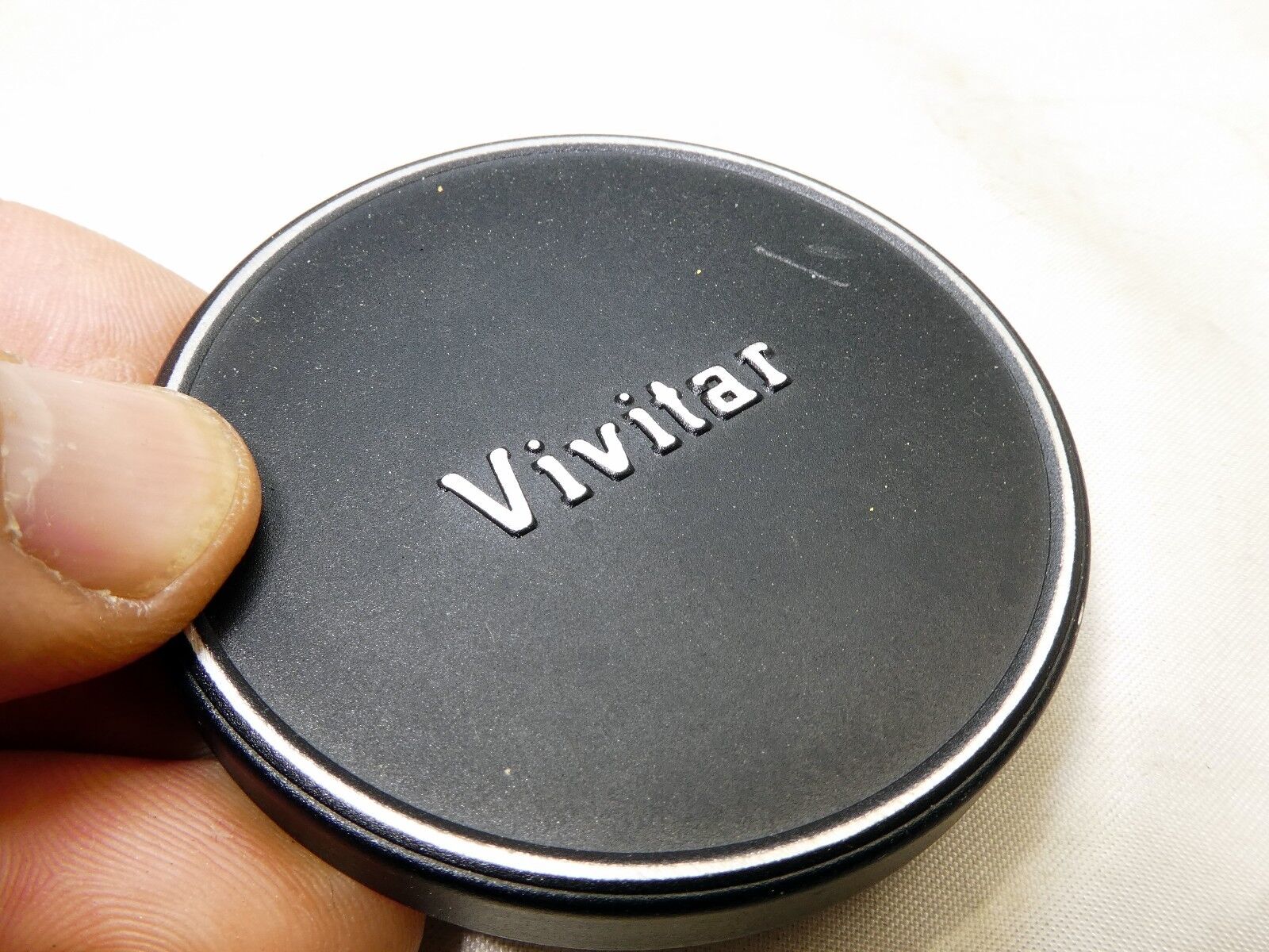 Vivitar  58mm Lens Front Cap Slip on Metal vintage