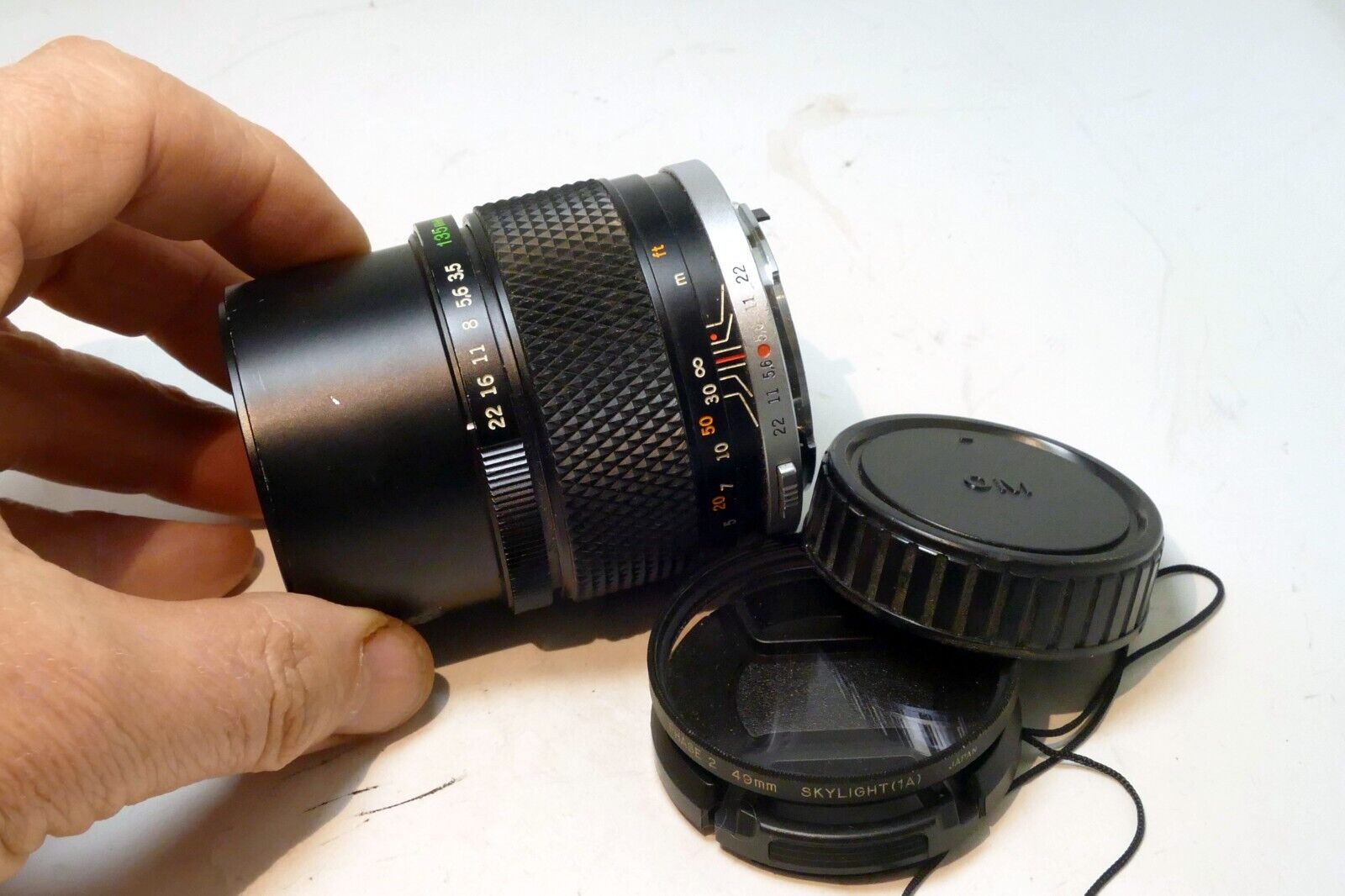 Olympus 135mm f3.5 OM Manual Focus OM-Mount Prime Lens telephoto