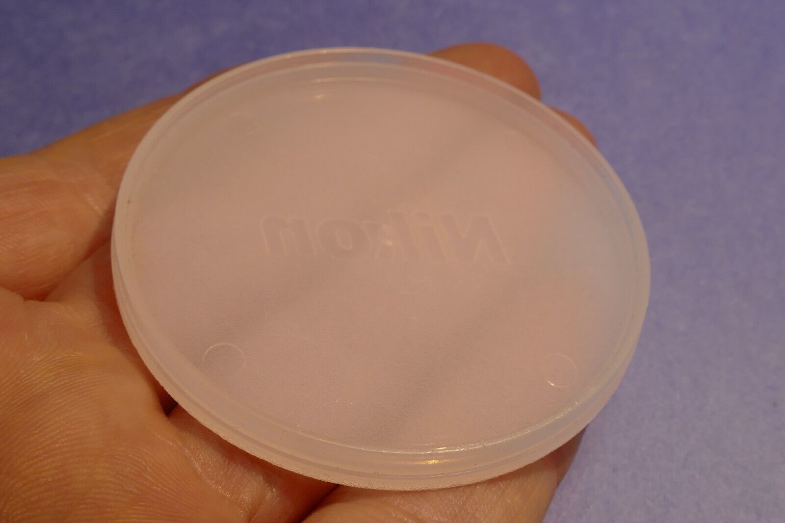 Nikon F Camera Body Cap Dust cover slip on type White   Genuine OEM FM