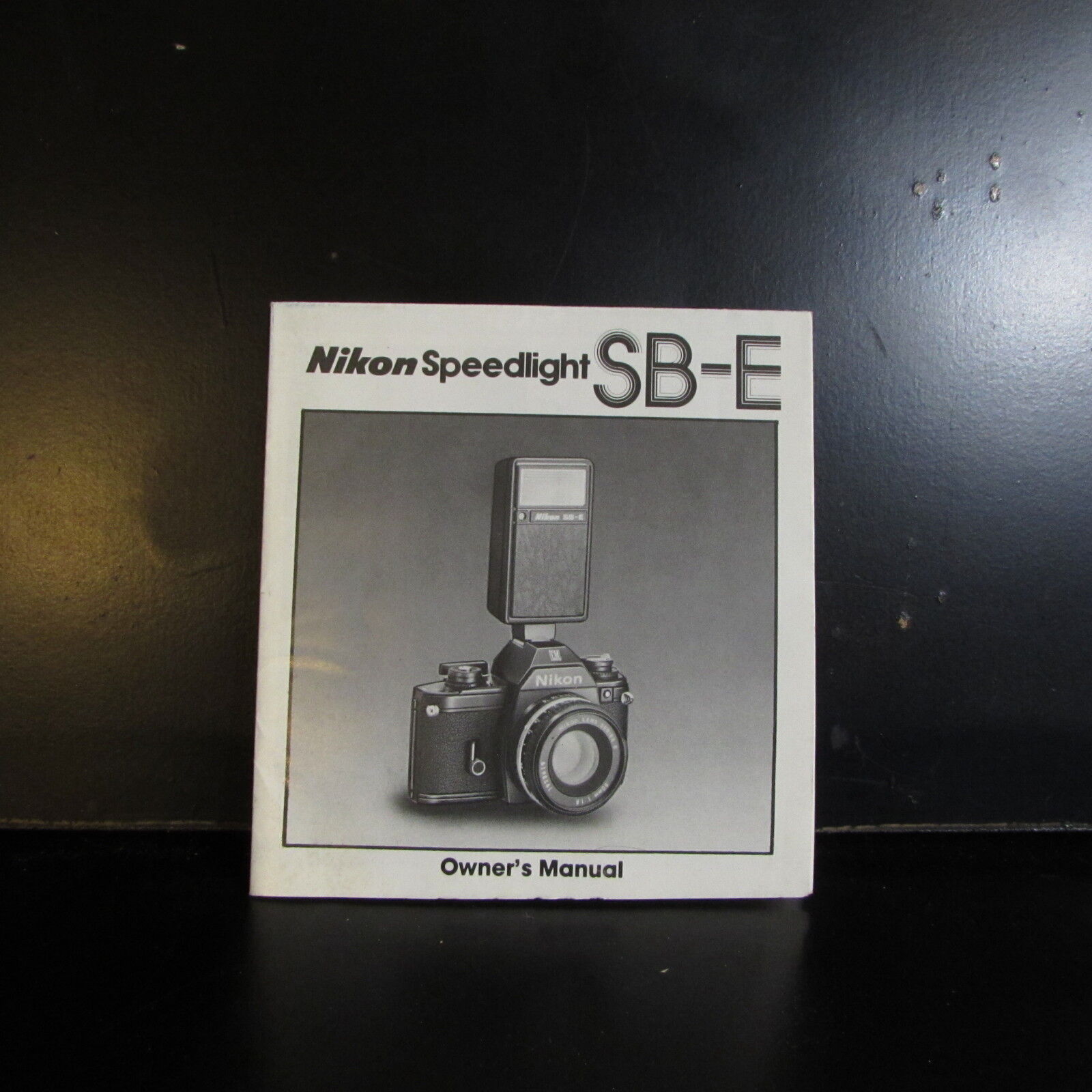 Nikon Speedlight SB - E Flash Speedlight Owners Manual Owner's Guide l O401337