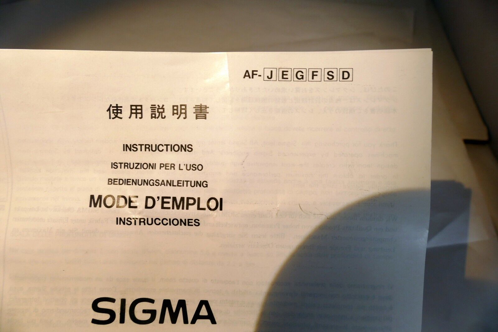 Sigma AF 35-135mm 21-35mm 28-70mm 24-50mm 28-200mm Lens Manual Guide Instruction