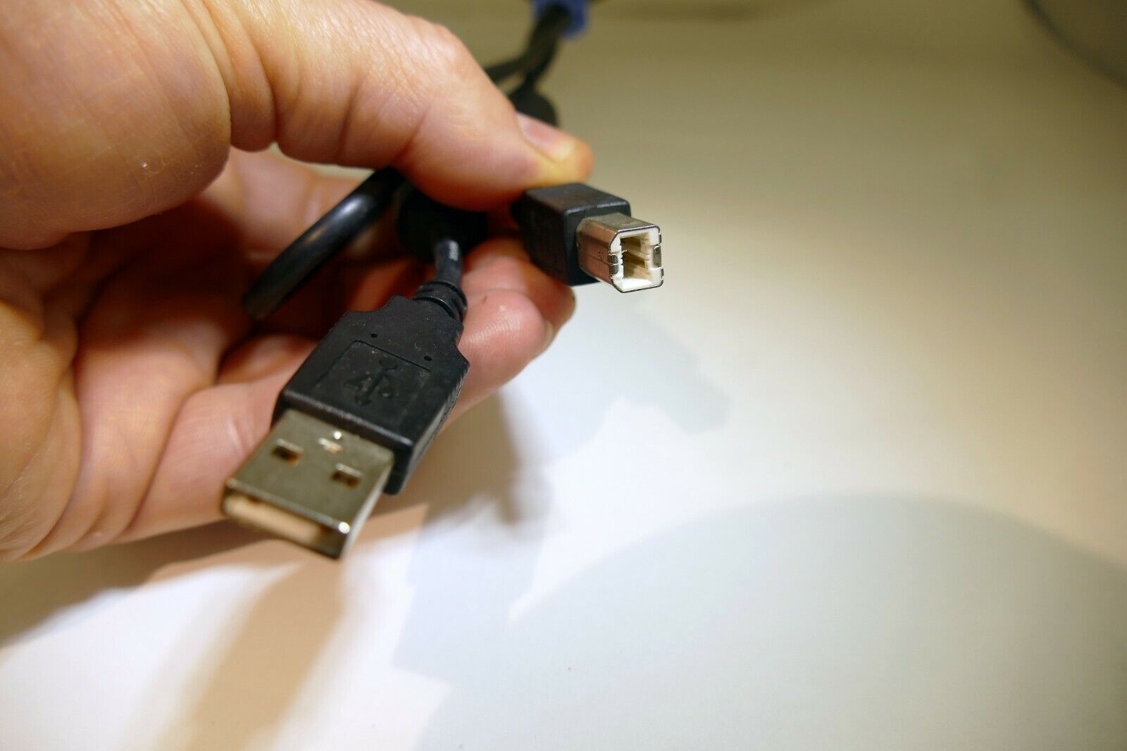 USB A Male to B Male  Cord cable 6 feet long  for printer black