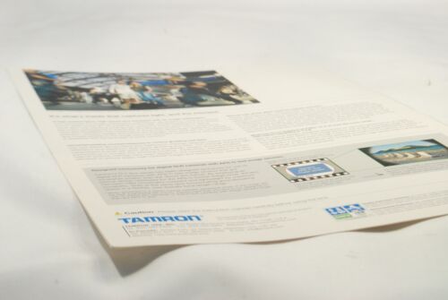 Tamron SP AF 17-50mm f2.8 XR lens brochure guide catalog 7216016