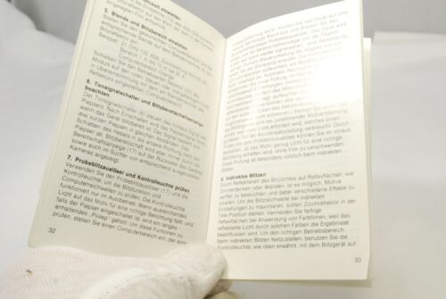Vivitar Dedicated Electronic Flash Instruction Manual 7216057