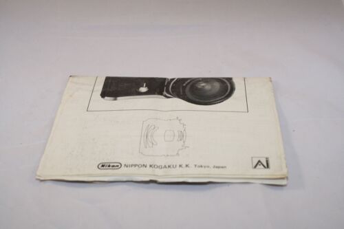 Nikon Lens Nikkor 28mm f/2.8 Ai Instruction Manual (EN) 7116055 Genuine