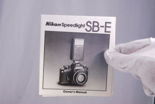 Nikon Speedlight SB-E Flash Owner's Manual (EN) 7207001