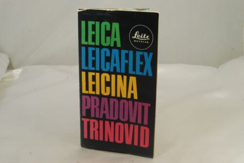 Leica Leicaflex Leicina Pradovit Trinovid product Catalog brochure  1970's