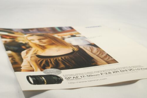 Tamron SP AF 17-50mm f2.8 XR lens brochure guide catalog 7216016