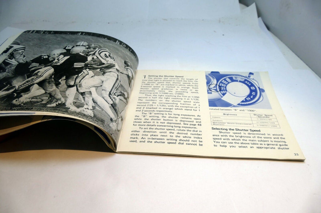 Canon AE-1 camera Manual Guide   Instructions EN Instruction Guide