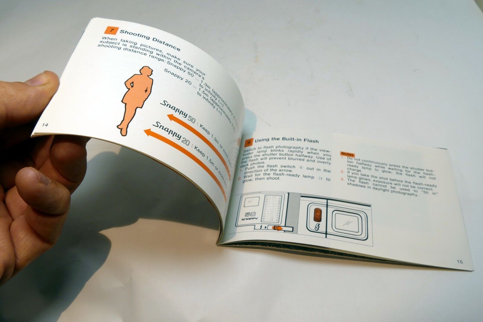 Canon Snappy 50/20 Film camera manual  Instruction Guide E English original