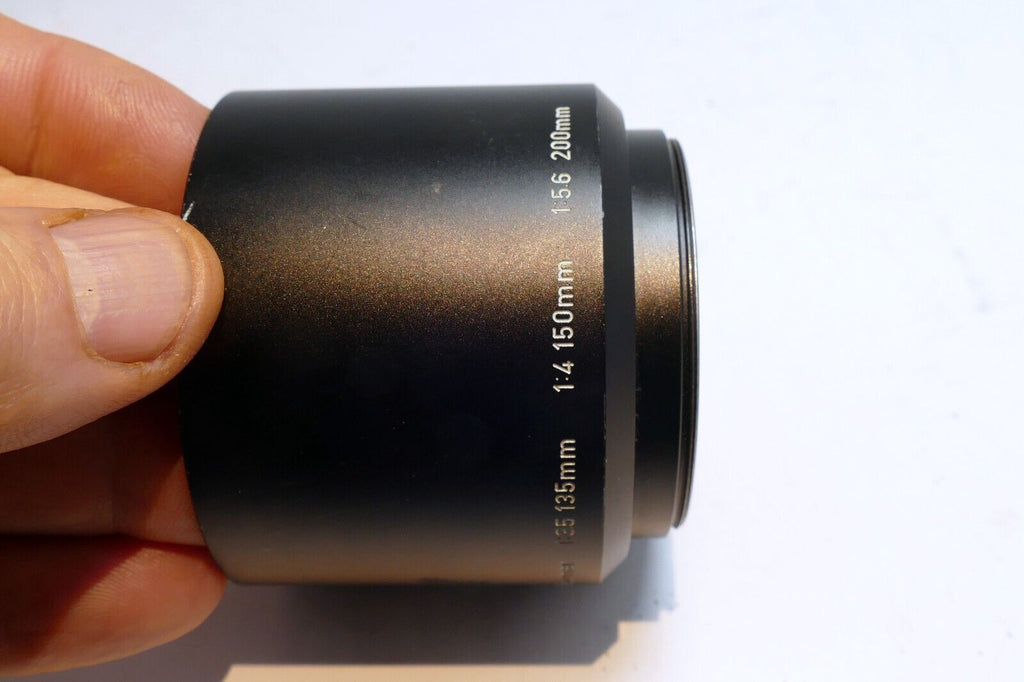 Pentax Takumar 49mm threaded Lens Hood Shade screw in Metal 135mm f3.5 150mm f4