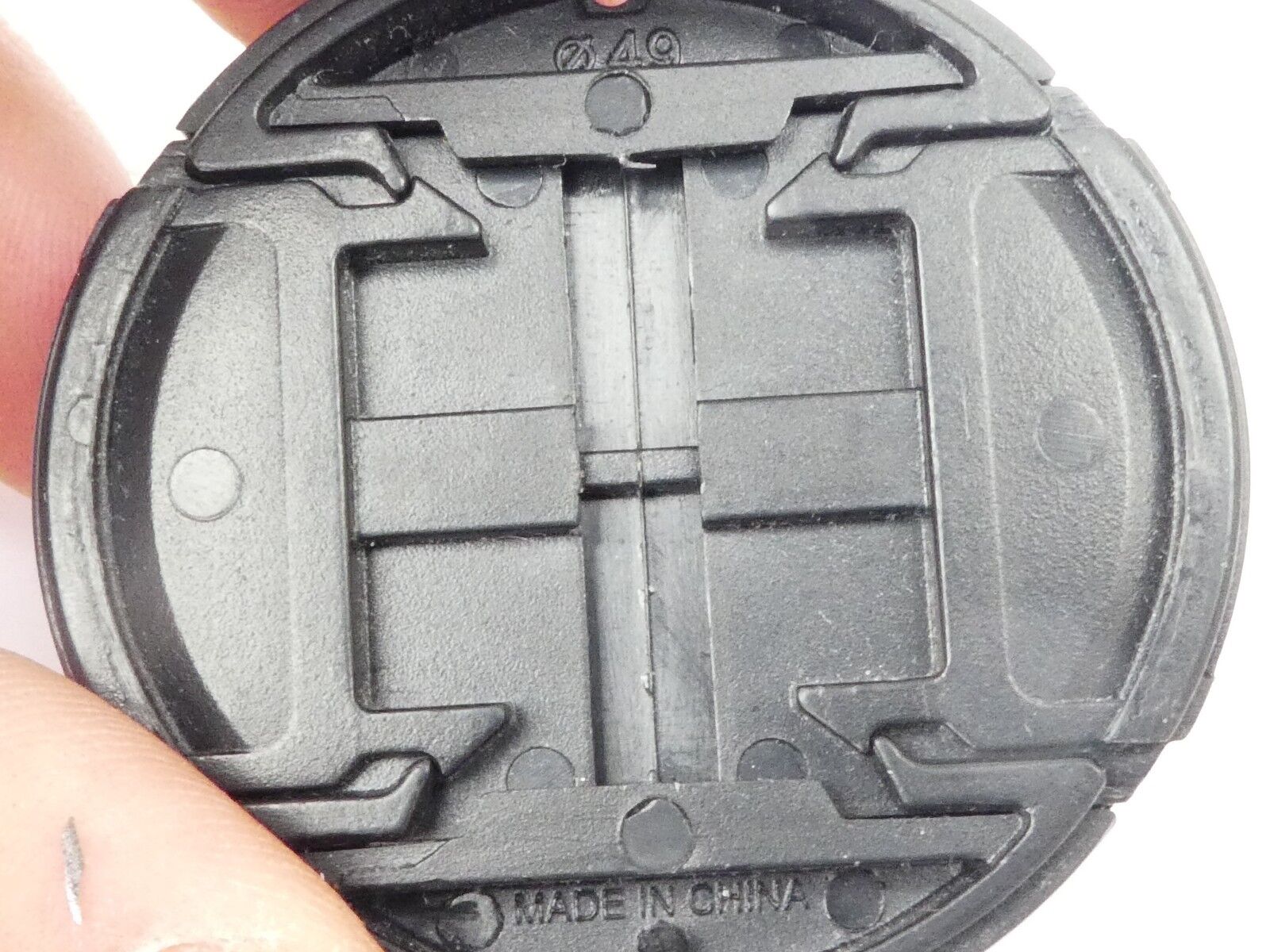 Used 49mm Lens Front Cap Black snap-on type plastic China