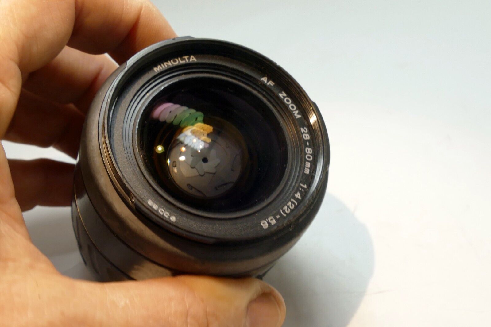 Minolta 28-80MM f/4-5.6 Macro AF Lens Maxxum - with broken mount - works