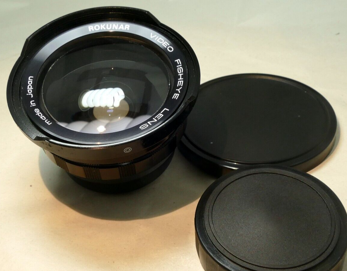 Rokunar Fish-eye Ultra Wide-angle AUX Camera LENS Series VII 54mm threads